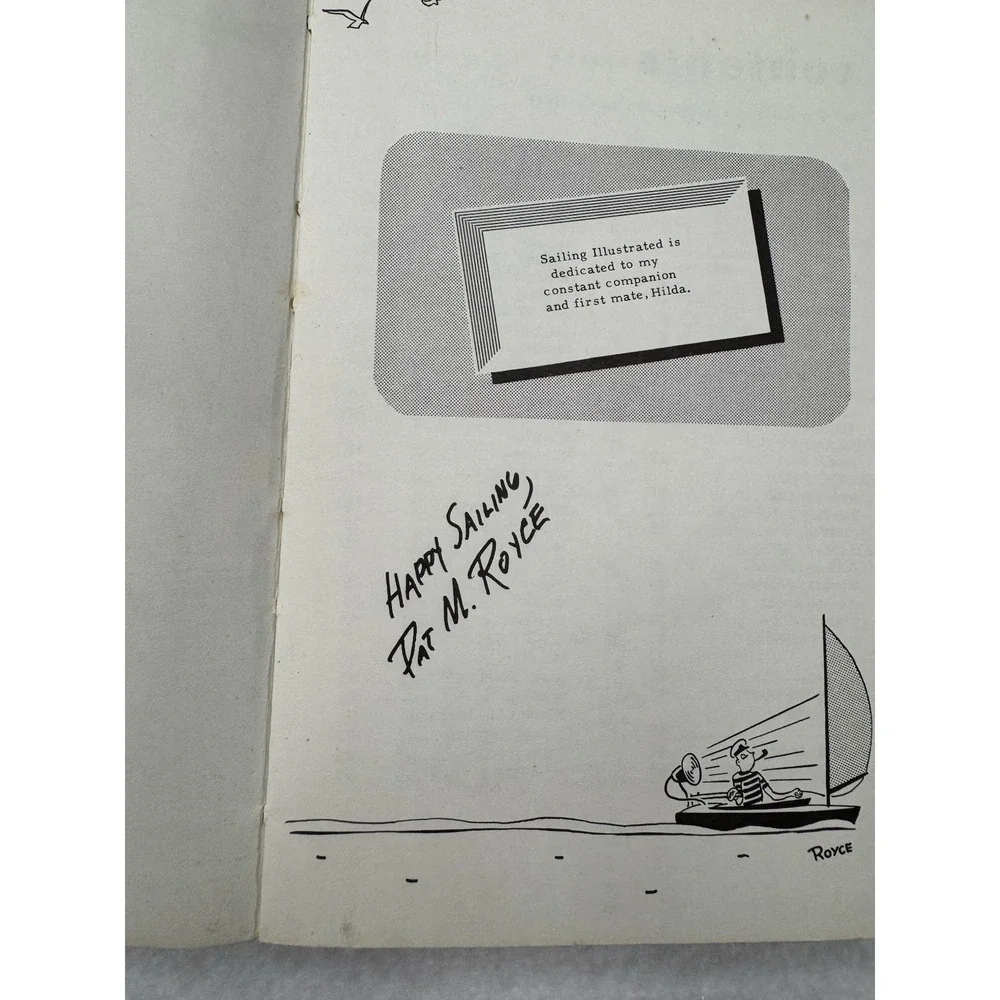 Vintage 1958 Royce's Sailing Illustrated 2nd Edition 5th Printing Sailboat Book